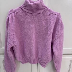 Zara Pink Turtleneck Sweater